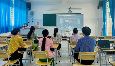 Trường Tiểu học Kim Đồng tham gia tập huấn "Kho học liệu số"