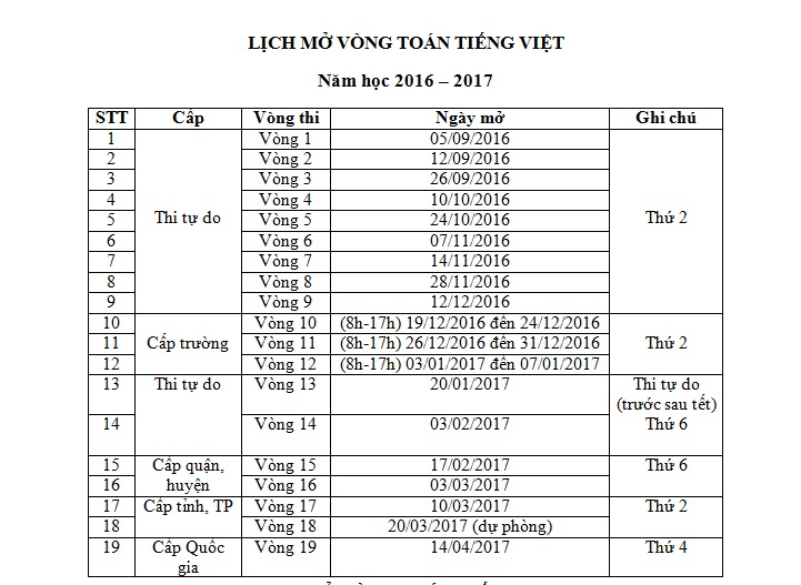 LICH THI TOAN TIENG VIET