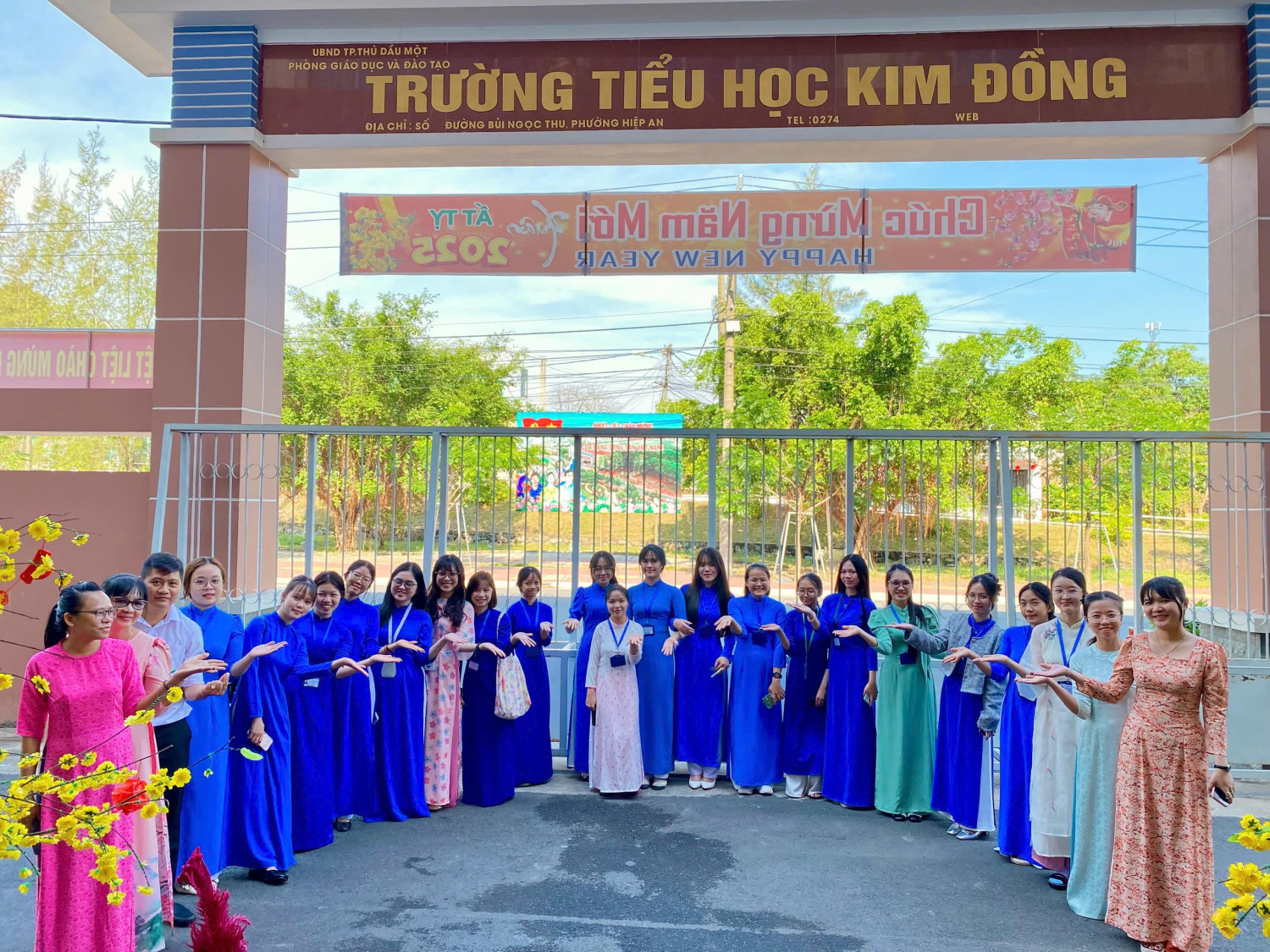 Trường tiểu học Kim Đồng tiếp đón đoàn Sinh viên thực tập Sư phạm khóa D23